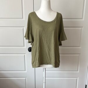 Old Navy Olive Short Sleeve Top